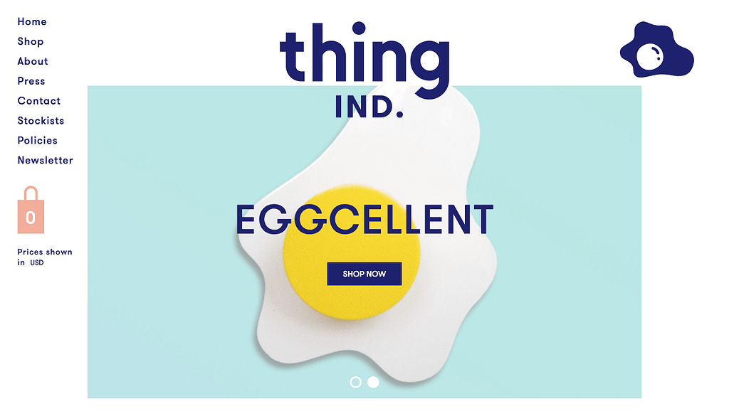 thing industries exemple webdesign